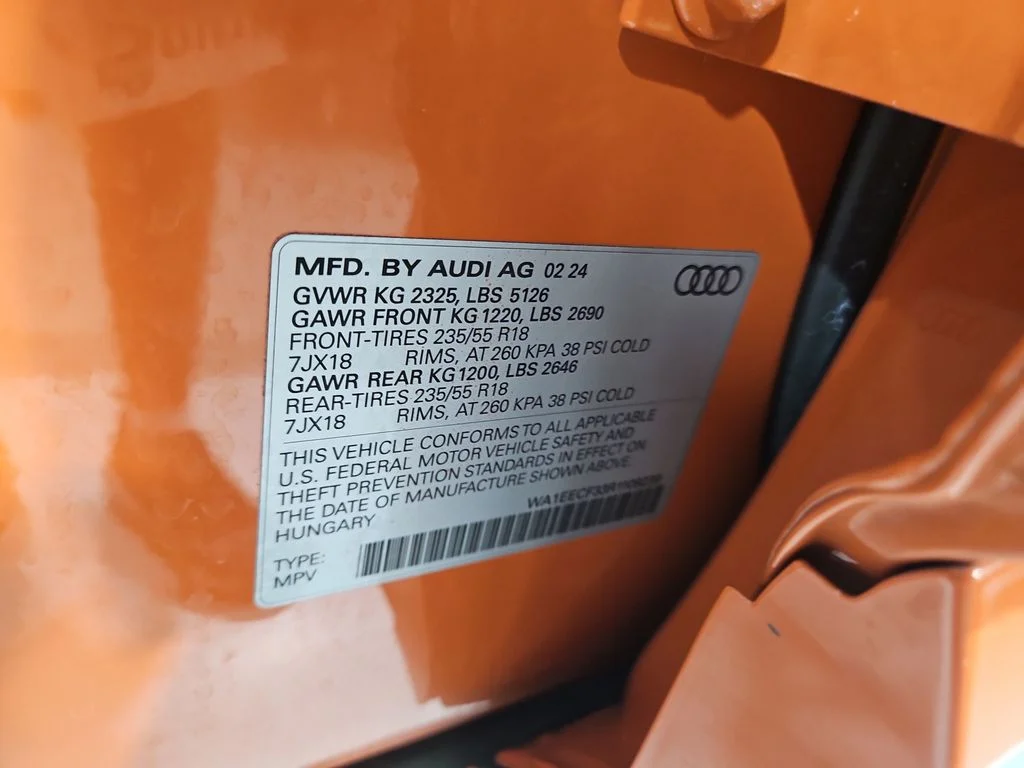 Used 2024 Orange Audi Premium Plus image 29