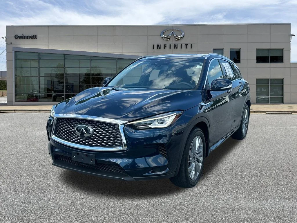 Certified Used 2024 Blue INFINITI LUXE image 1