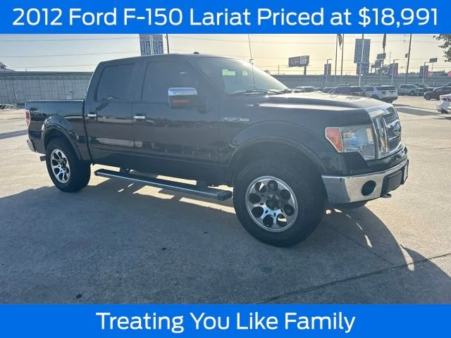 Used 2012 Tuxedo Black Metallic Ford Lariat image 1