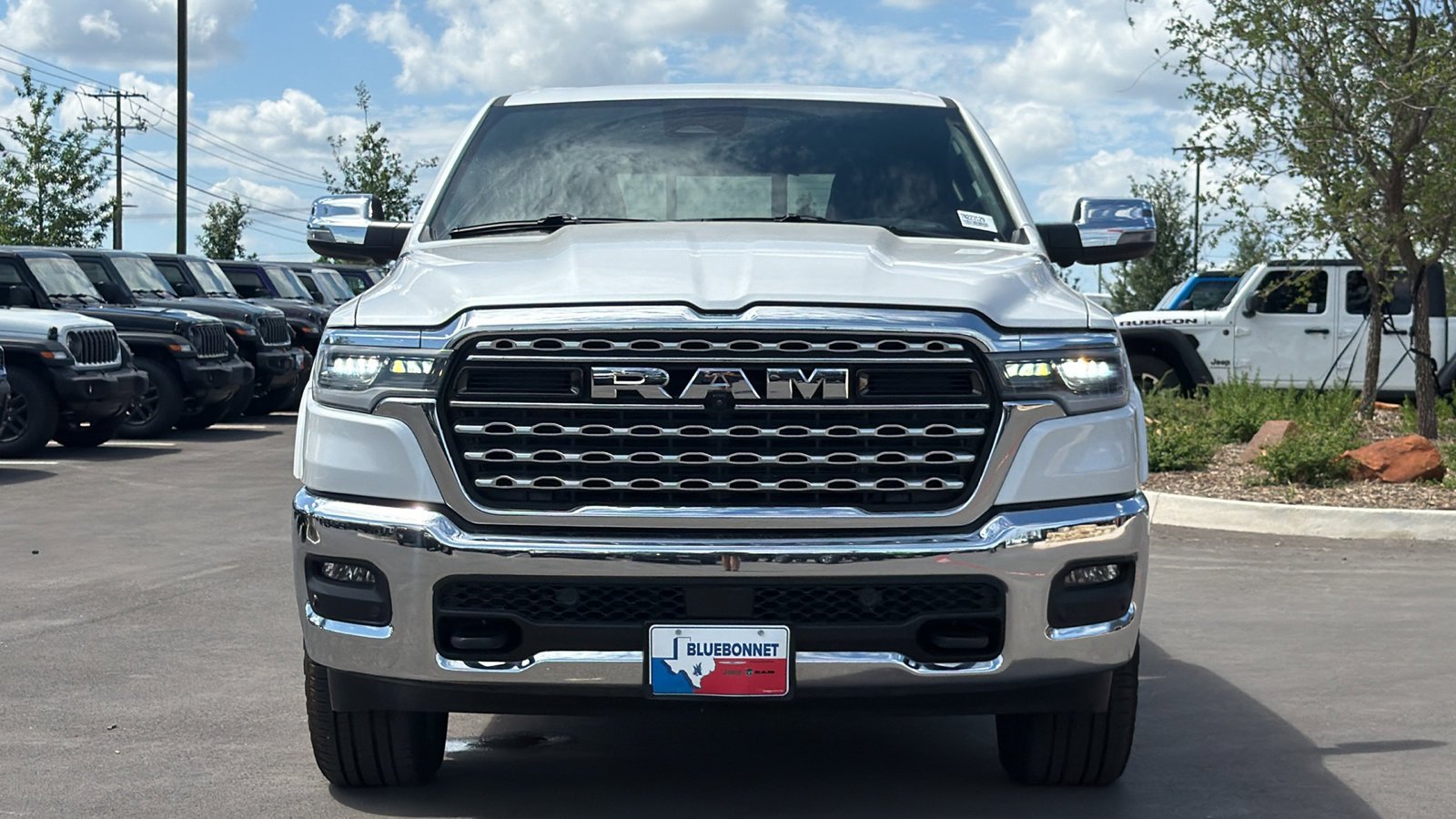 Used 2026 Ivory White Tri-Coat Pearlcoat RAM Limited image 2