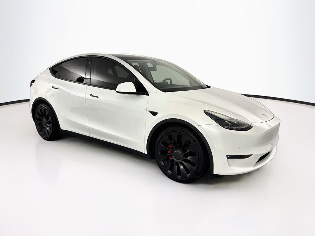 Used 2022 White Tesla Performance image 3