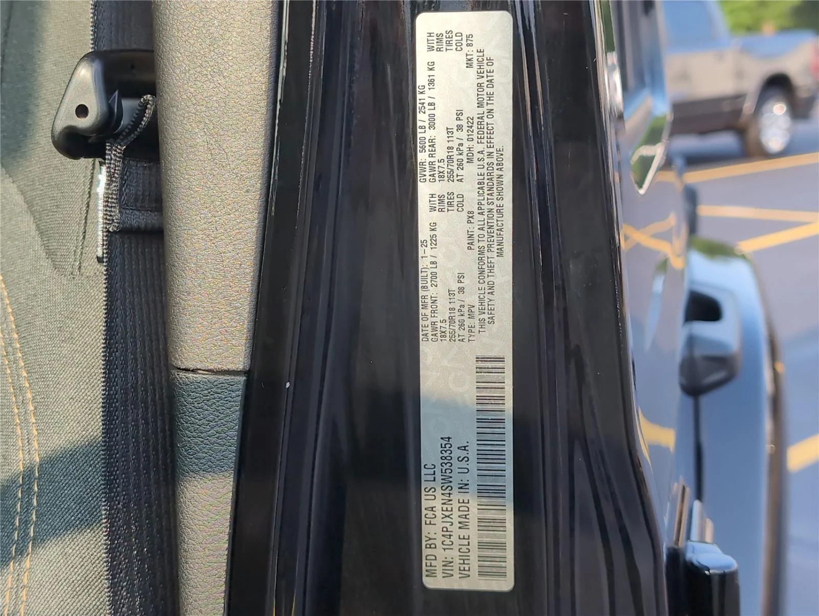 Used 2025 Black Clearcoat Jeep Sahara image 10