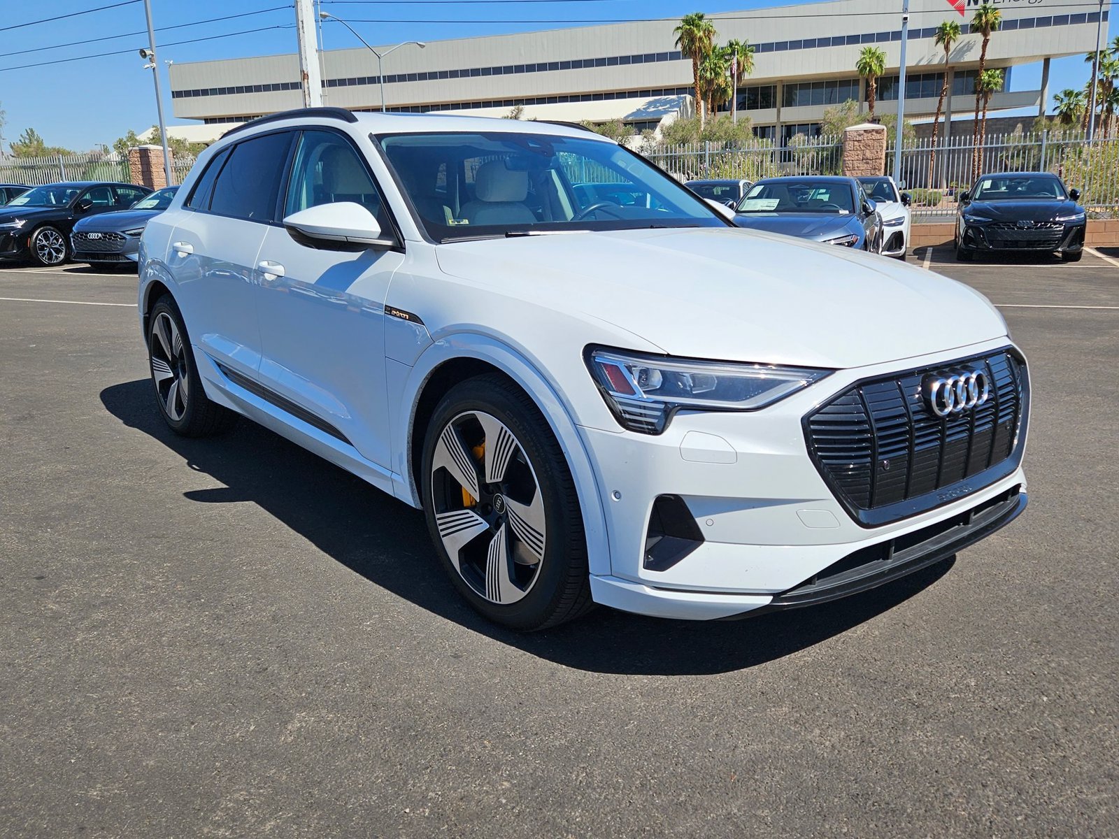 Used 2023 Glacier White Metallic Audi Premium Plus image 3