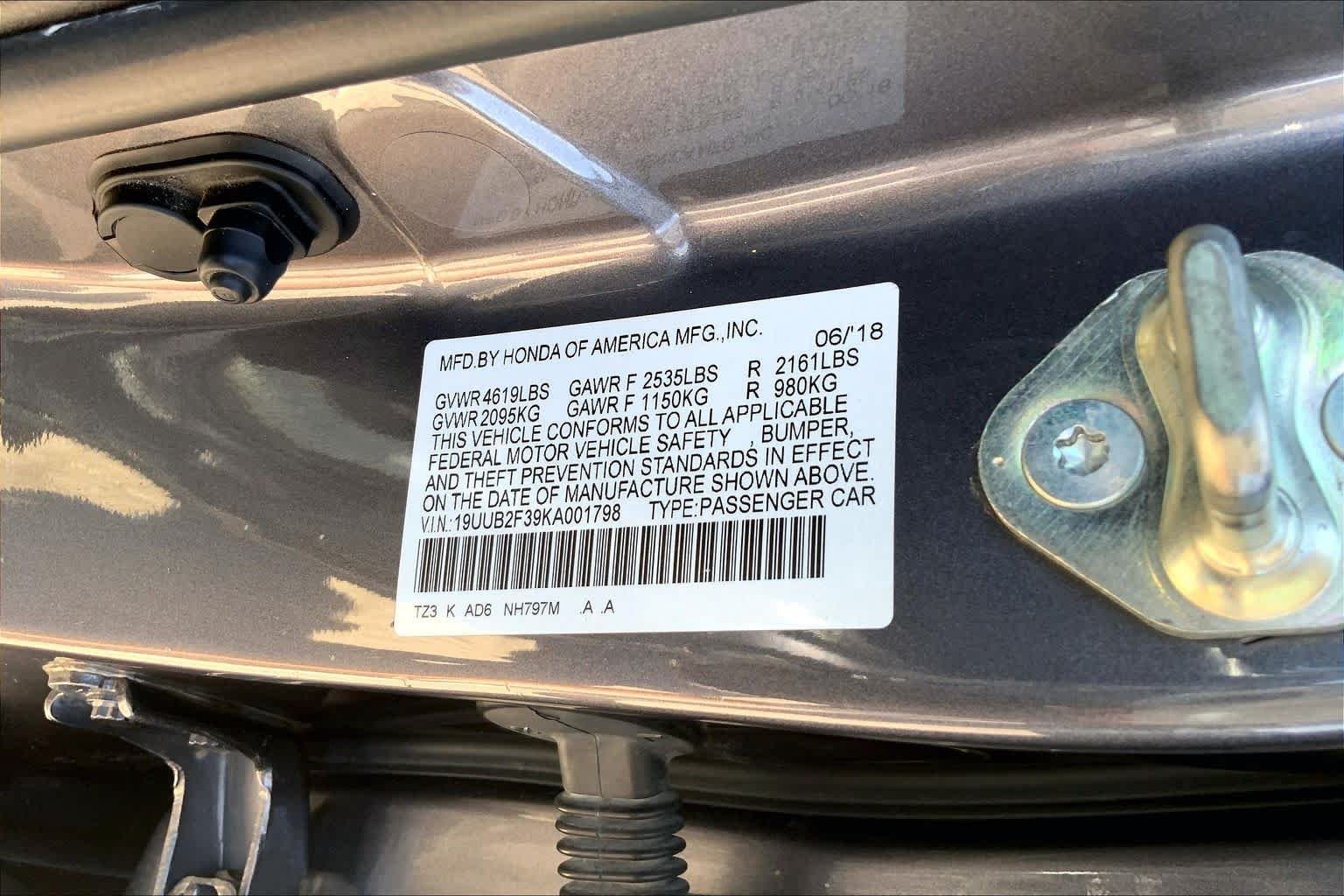 Used 2019 Modern Steel Metallic Acura  image 37
