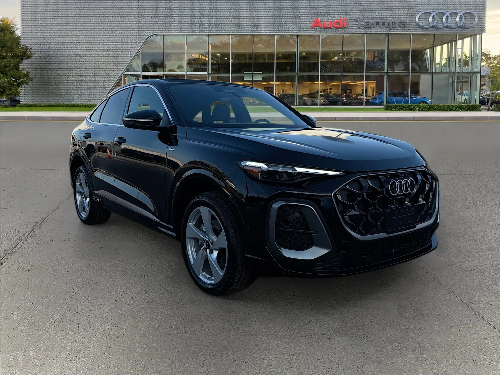 New 2026 Mythos Black Metallic Audi Premium Plus image 1