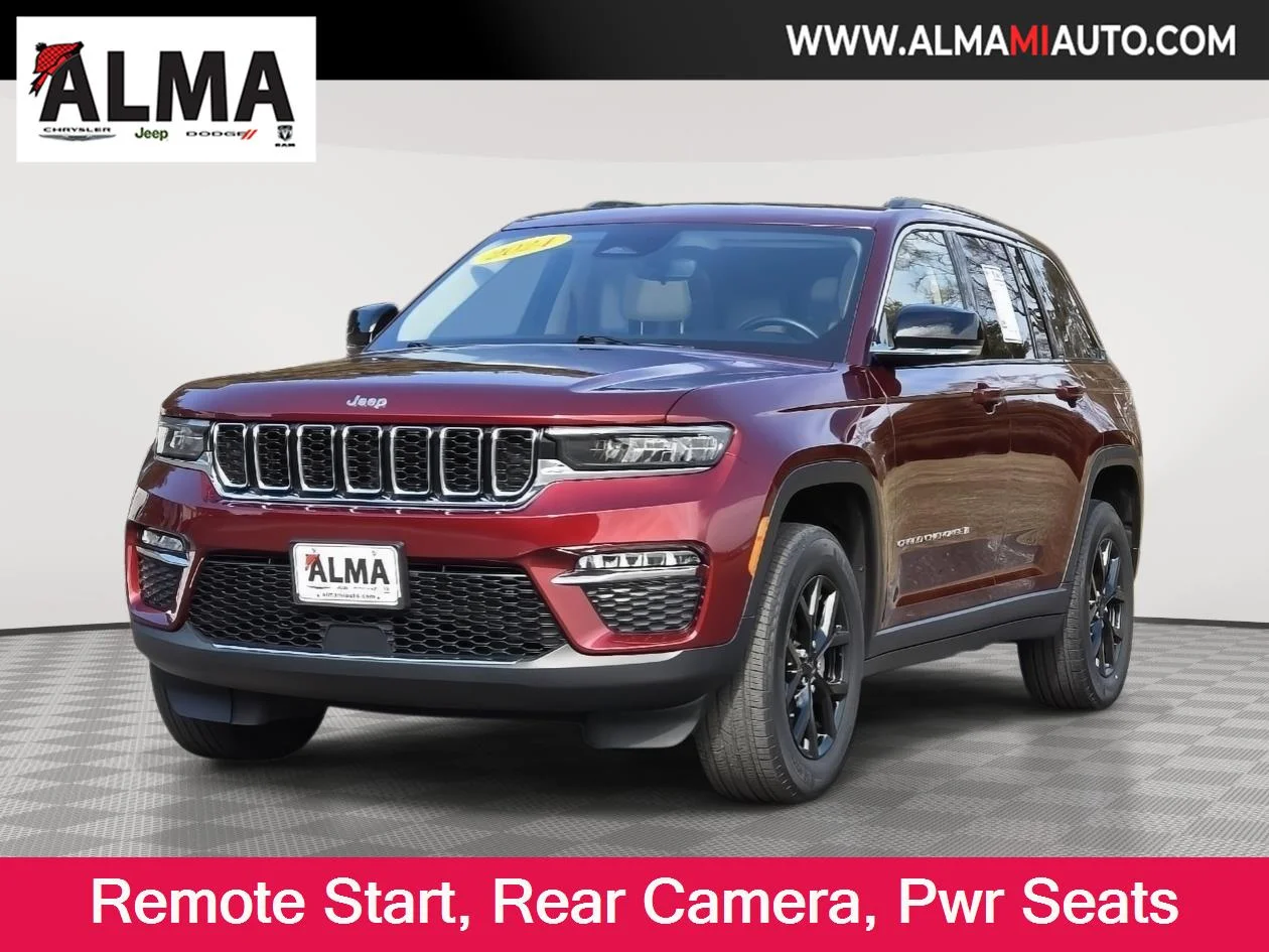 Used 2022 Velvet Red Pearlcoat Jeep Limited image 3