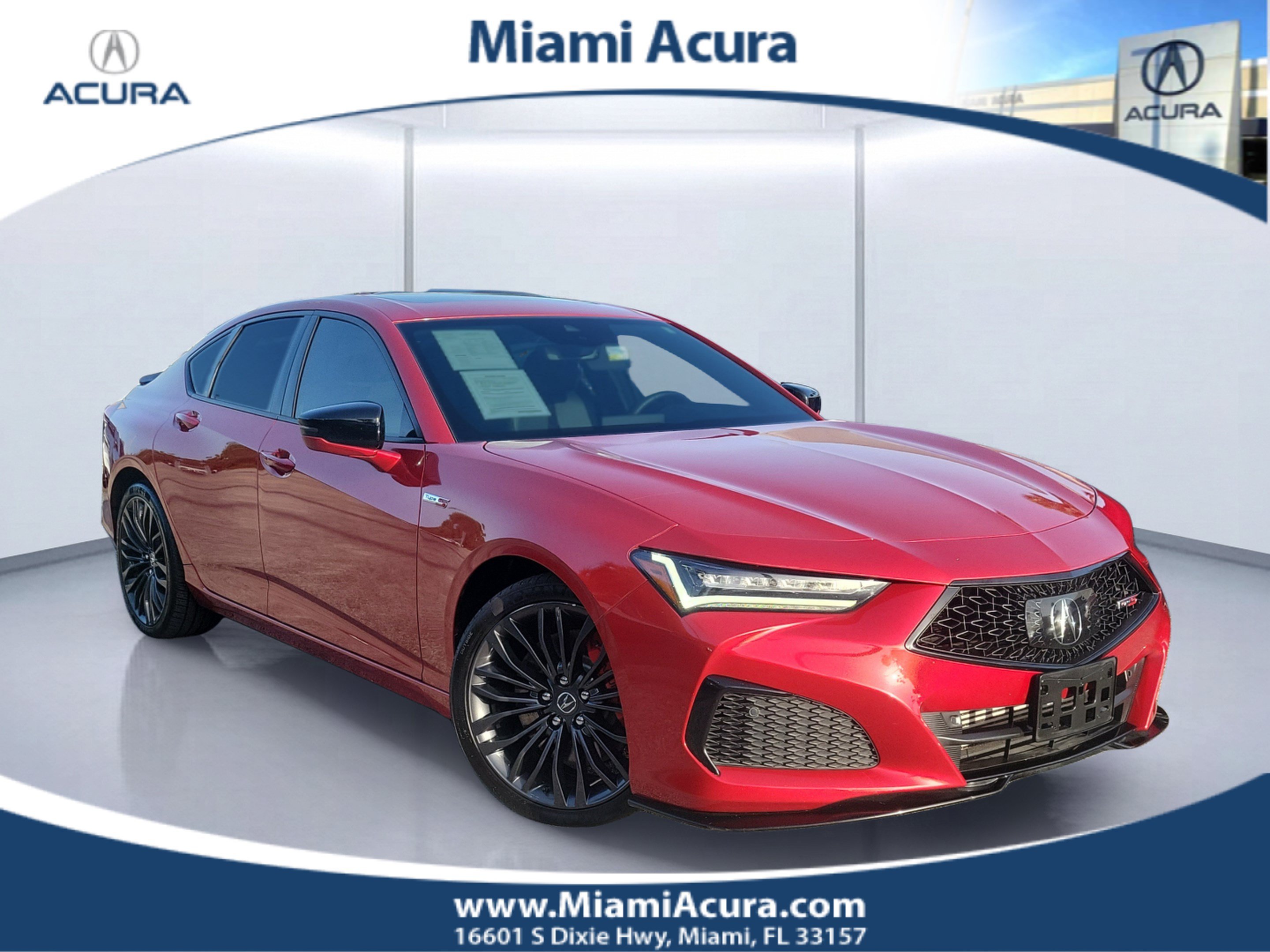 Used 2023 Red Acura Type S SH-AWD image 1