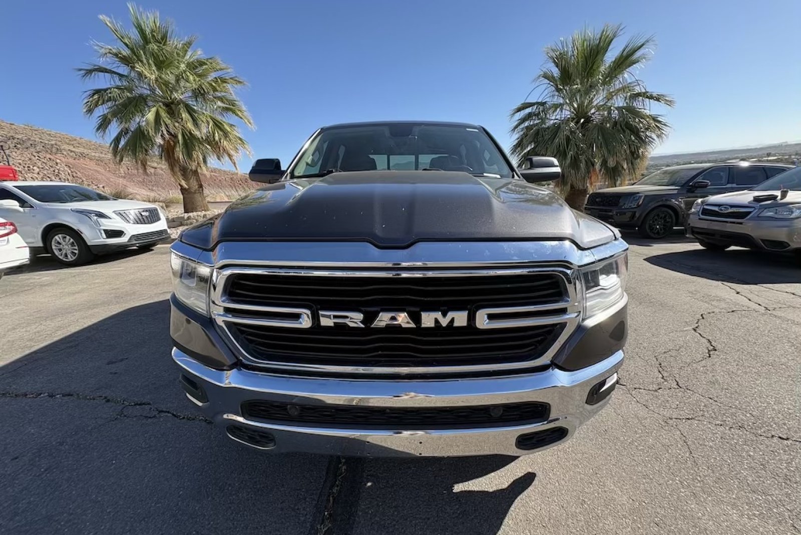 Used 2020 Granite Crystal Metallic Clearcoat Ram Big Horn image 9