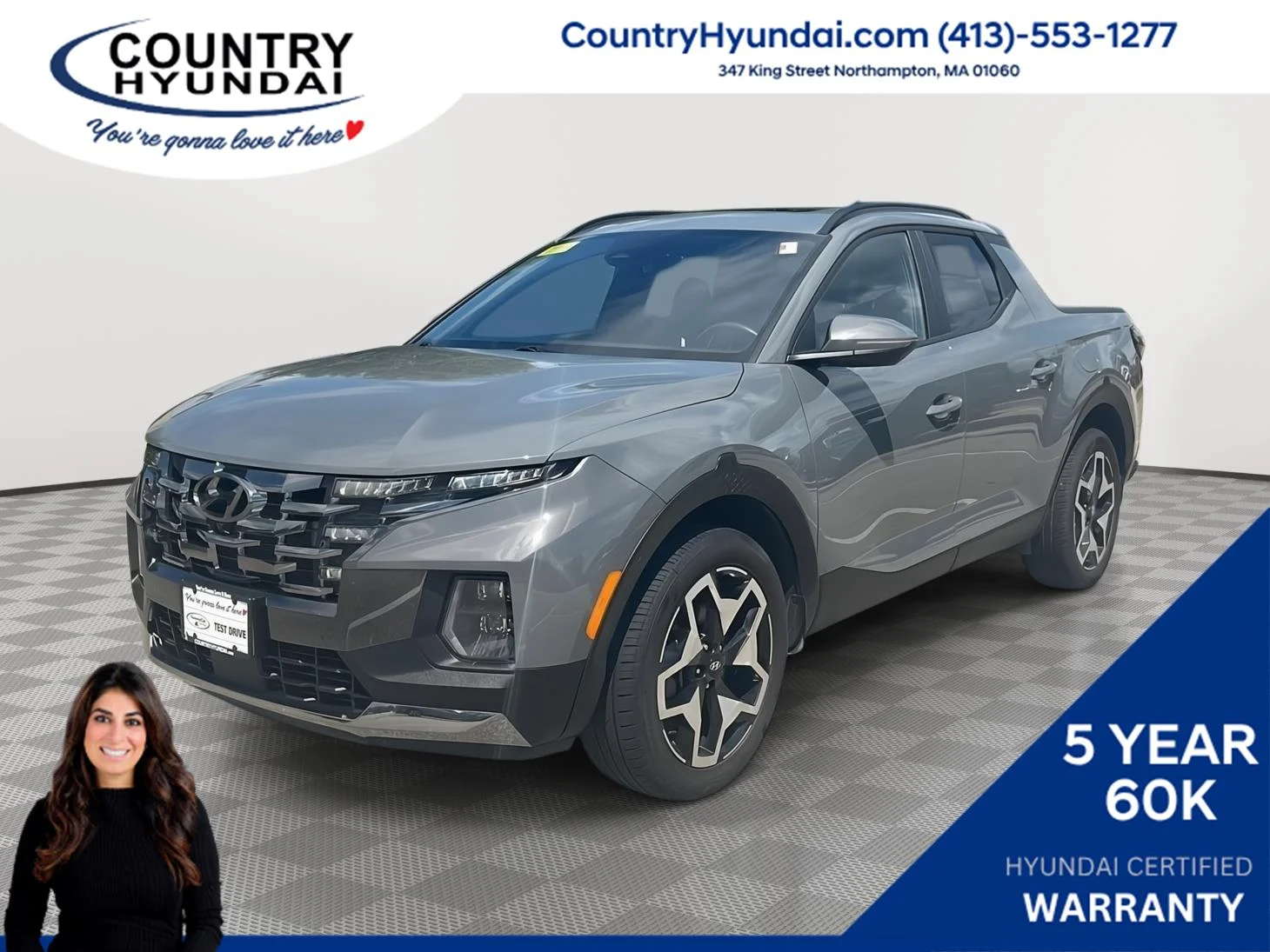 Used 2023 Hampton Gray Hyundai Limited image 1