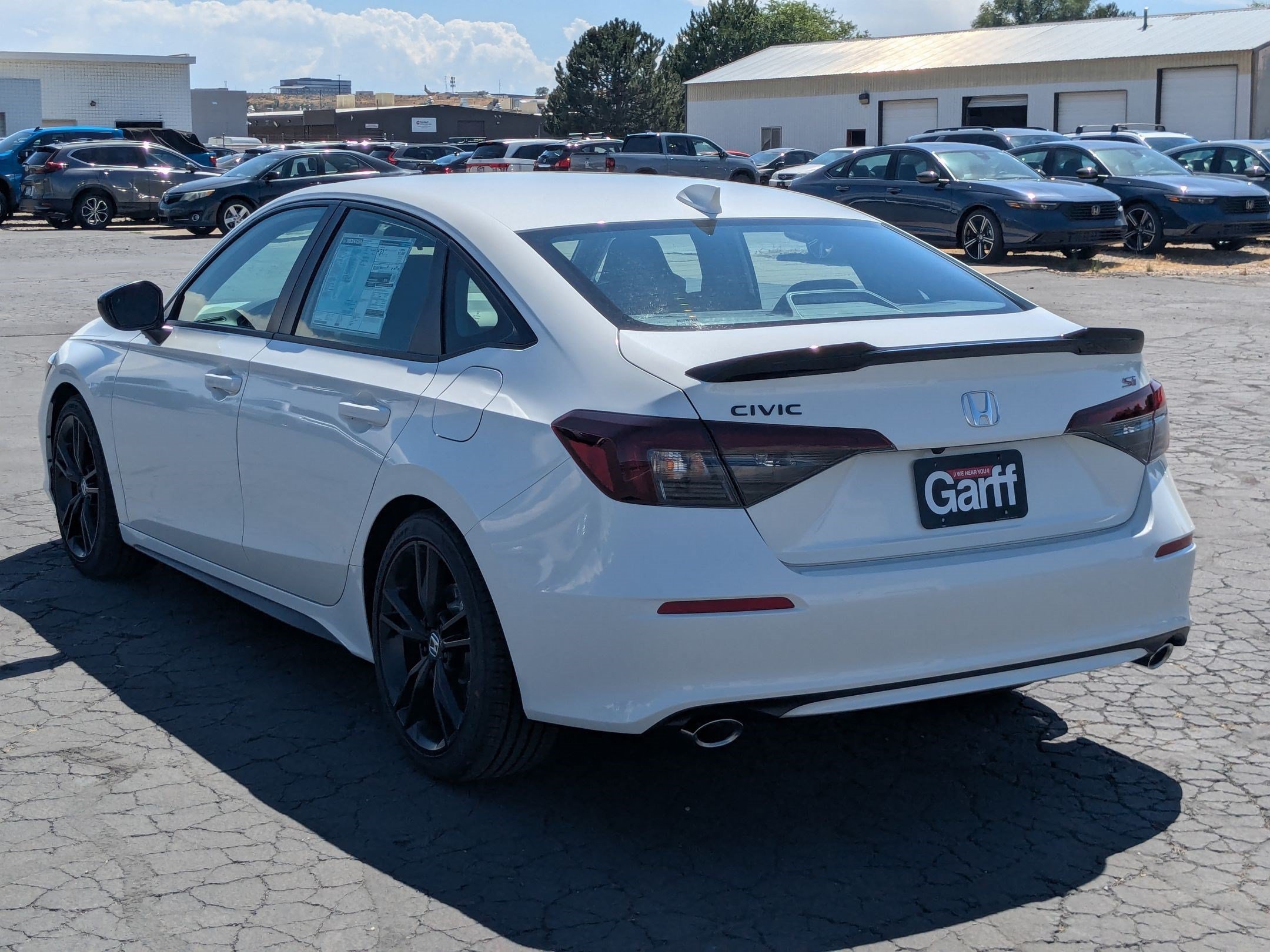 New 2026 Platinum White Pearl Honda Manual image 5