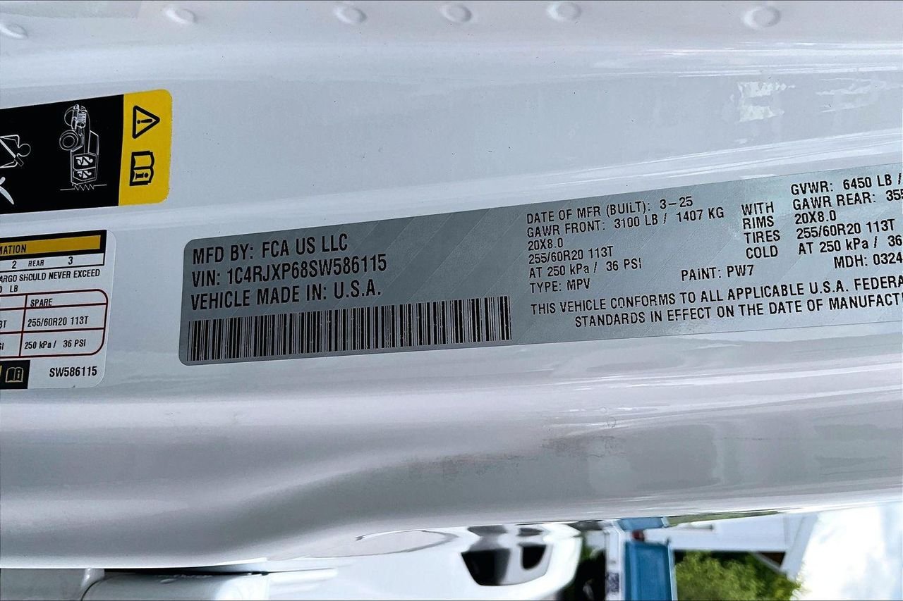 Used 2025 Bright White Clearcoat Jeep Sahara 4xe image 21