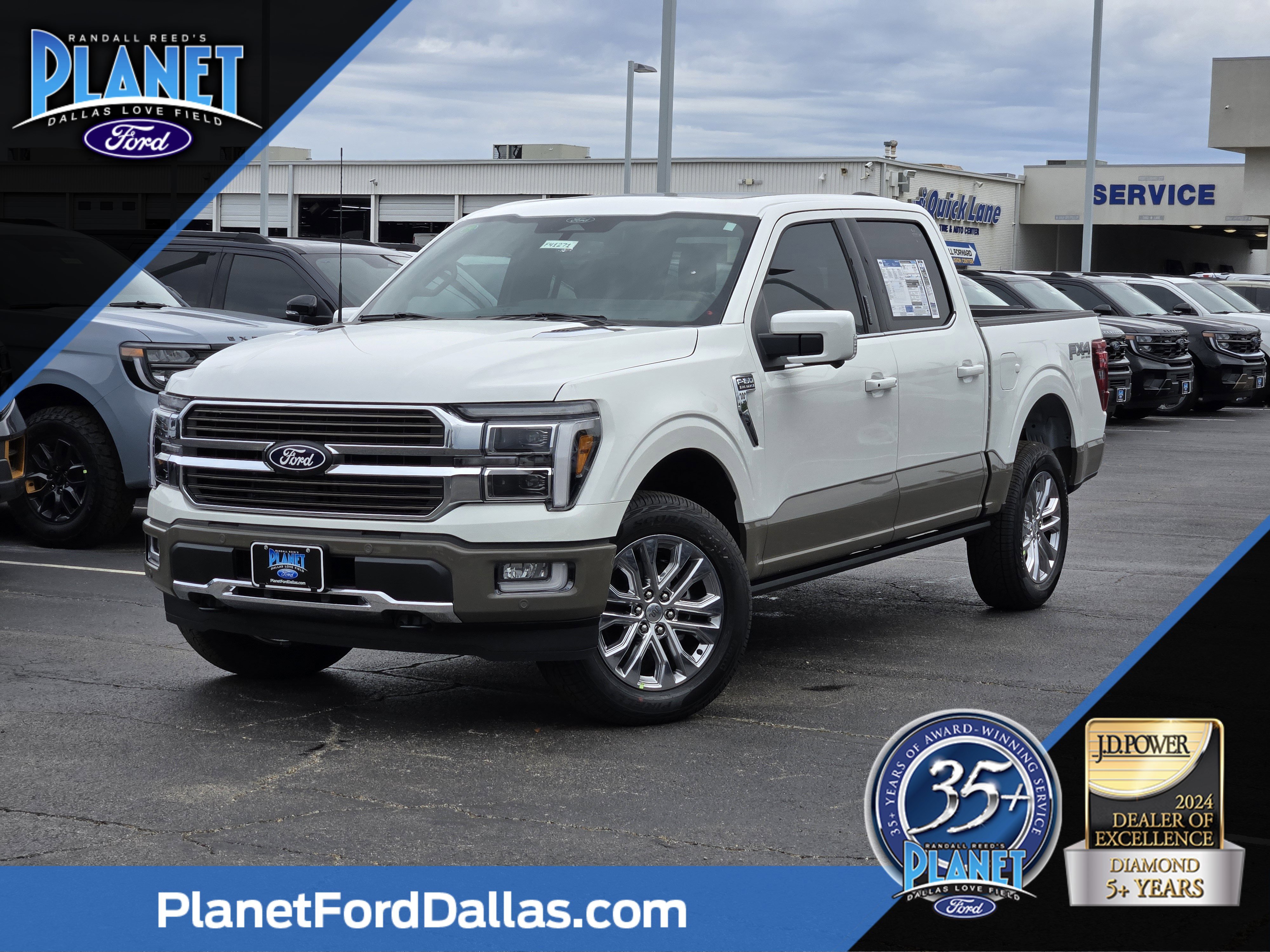New 2026 Star White Metallic Tricoat Ford King Ranch image 1