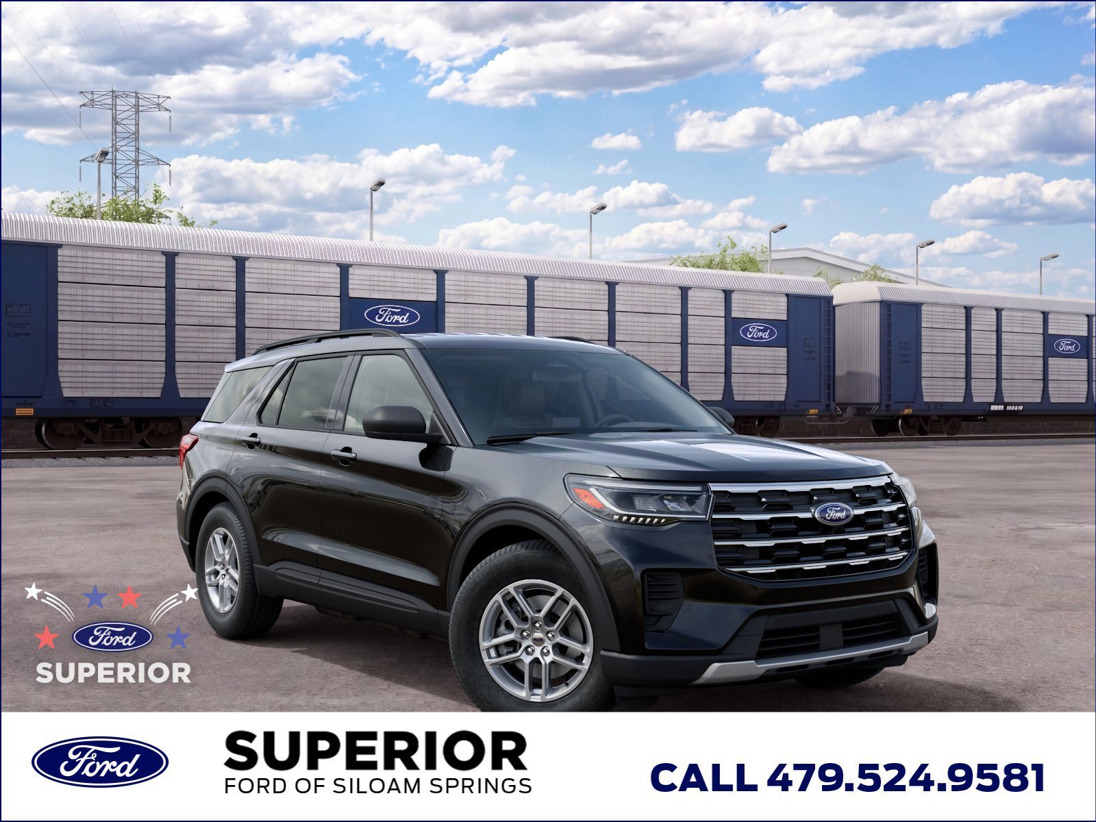 New 2027 Agate Black Metallic Ford Active image 4