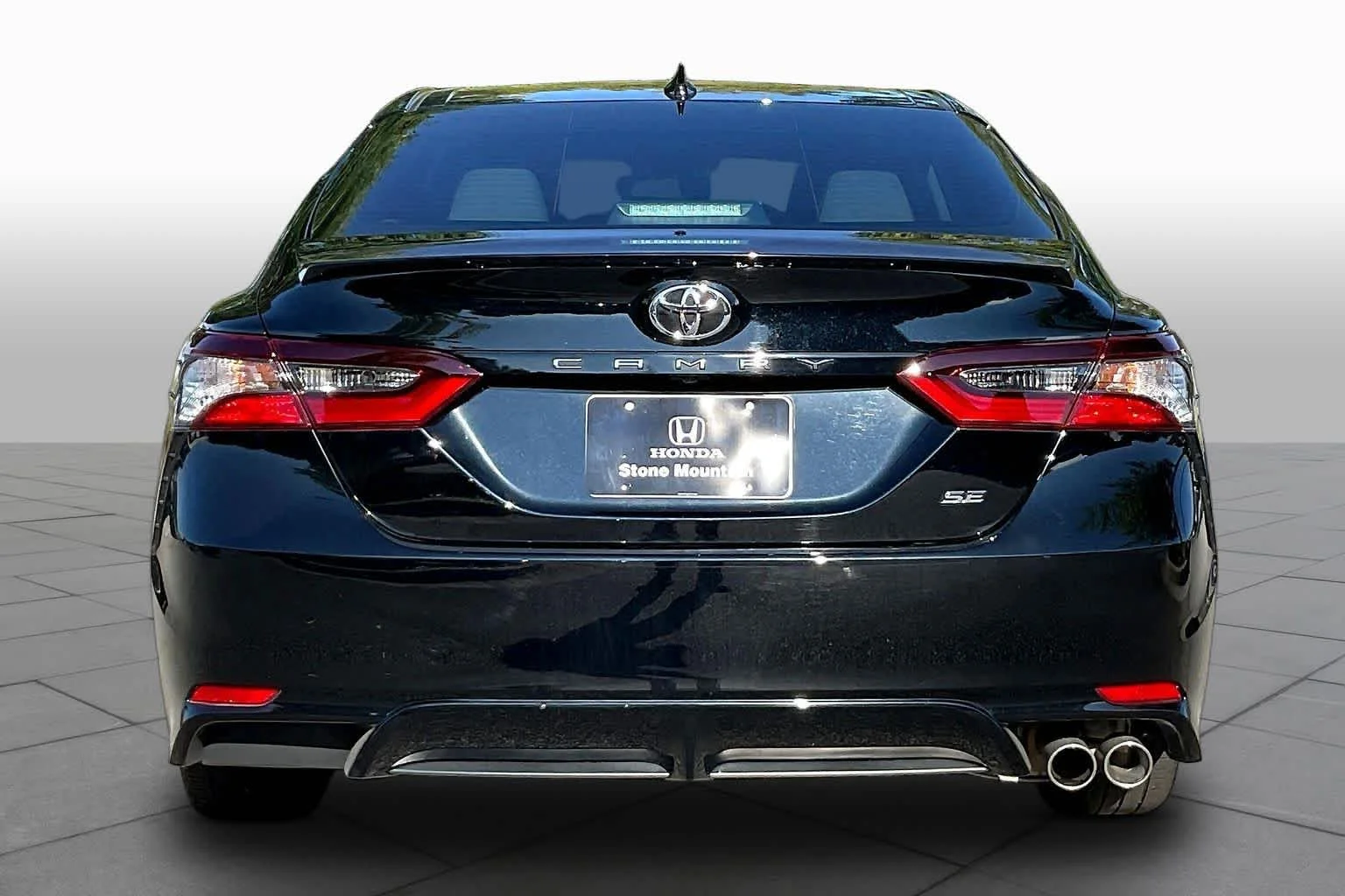 Used 2023 Midnight Black Metallic Toyota SE image 5