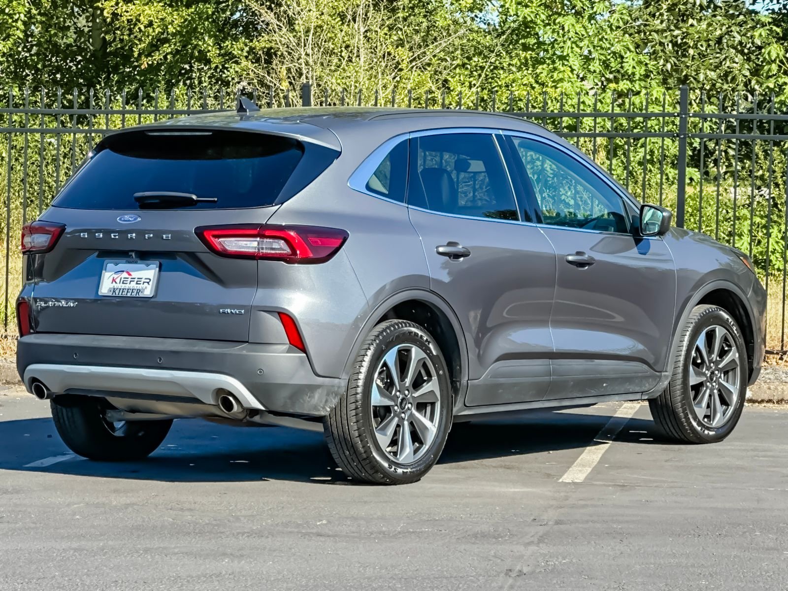 Used 2024 Gray Ford Platinum image 3