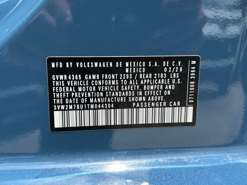 New 2026 Blue Volkswagen 2.0T Autobahn image 59
