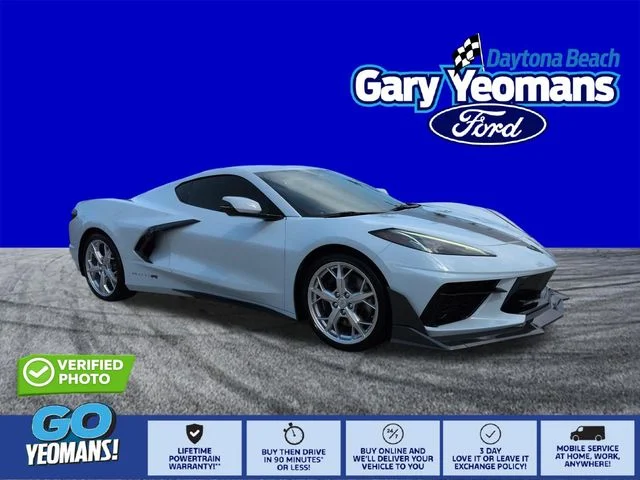 Certified Used 2024 Ceramic Matrix Gray Metallic Chevrolet Stingray image 1