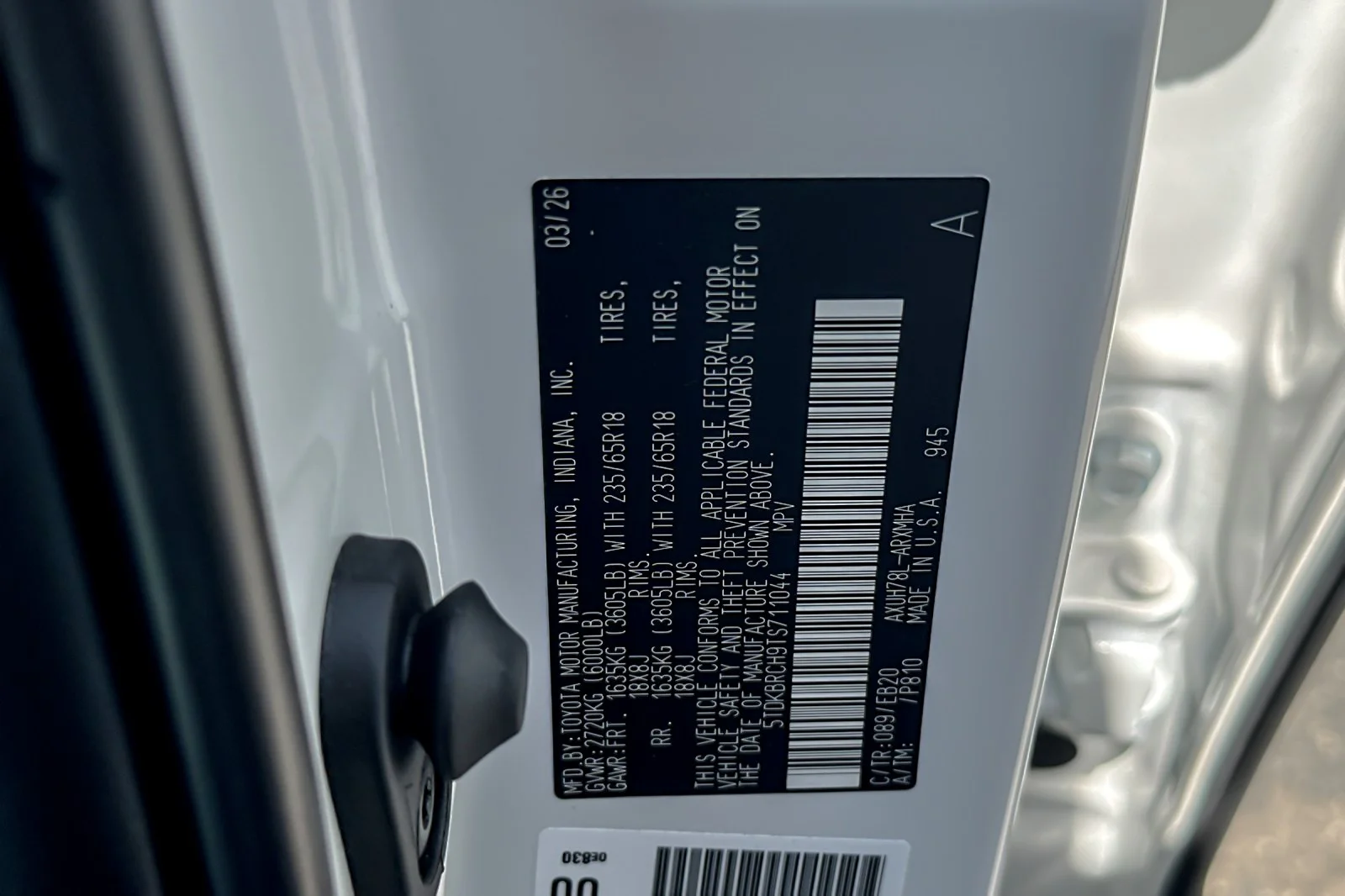 Certified Used 2026 Wind Chill Pearl Toyota Hybrid XLE image 28