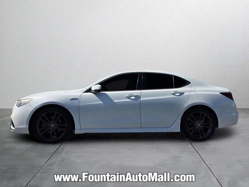 Used 2020 Platinum White Pearl Acura 3.5L FWD W/TECHNOLOGY/A-SPEC PKG image 2