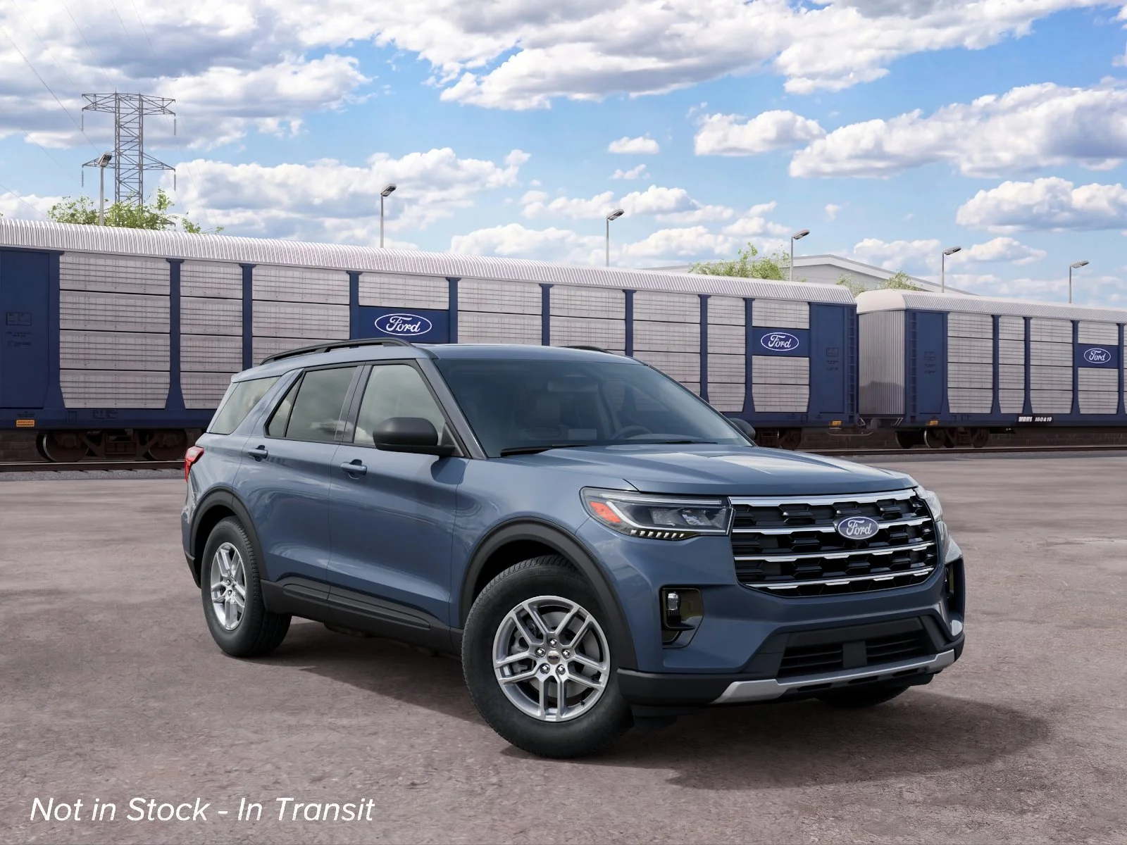 New 2027 Vapor Blue Metallic Ford Active image 4