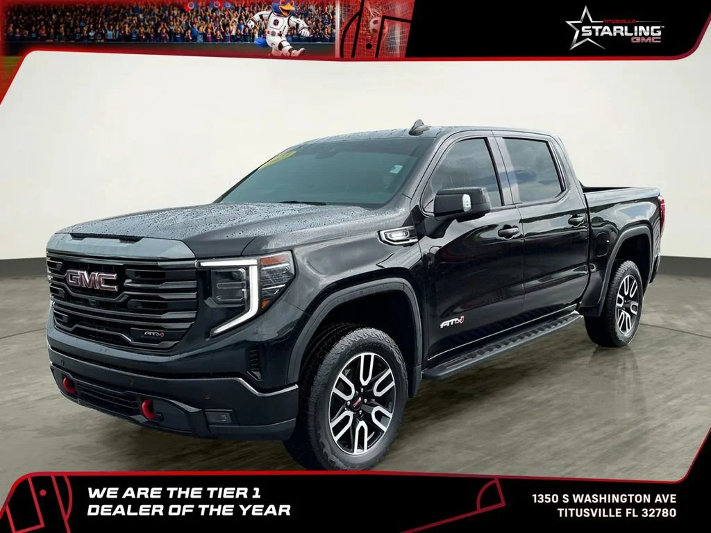Certified Used 2023 Onyx Black GMC AT4 image 1