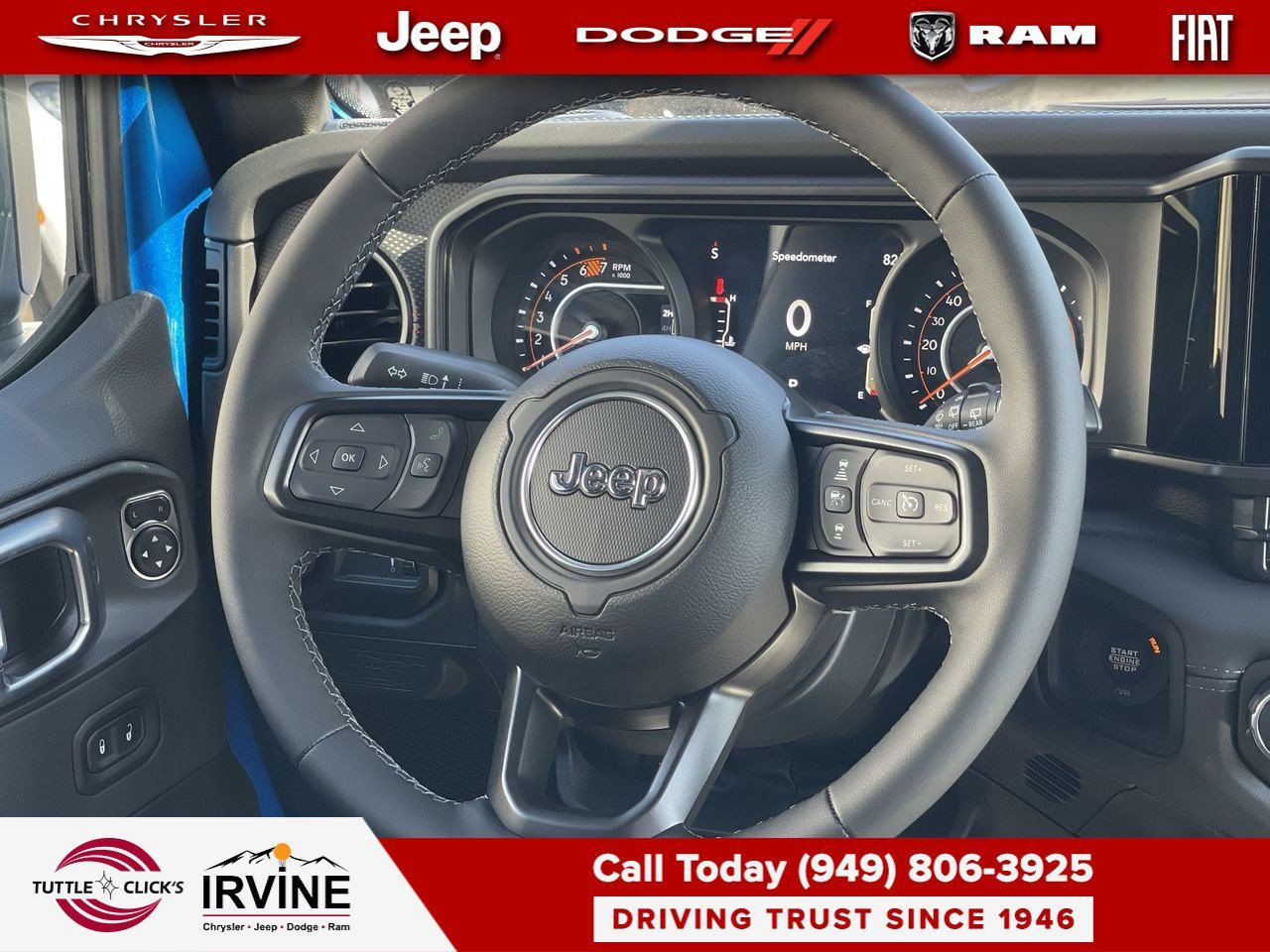 New 2026 Hydro Blue Pearl-Coat Exterior Paint Jeep Rubicon X image 15