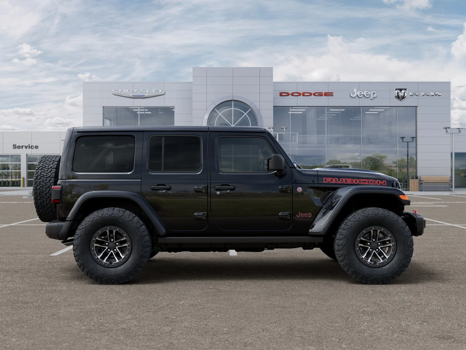 New 2026 Black Clearcoat Jeep Rubicon X image 48