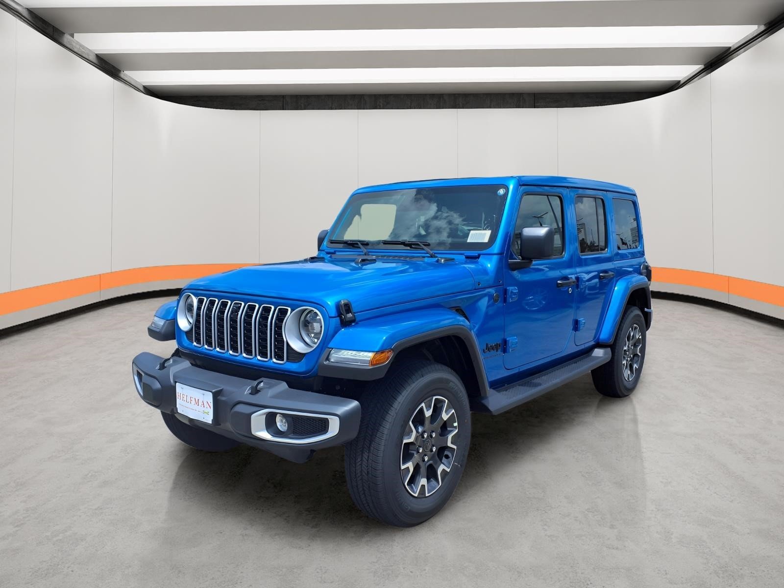 New 2026 Hydro Blue Pearl-Coat Exterior Paint Jeep Sahara image 3