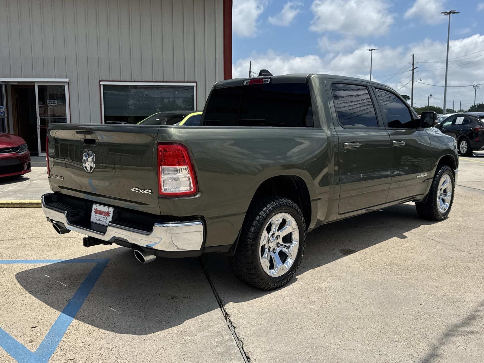 Used 2021 Olive Green Pearlcoat Ram Big Horn image 7