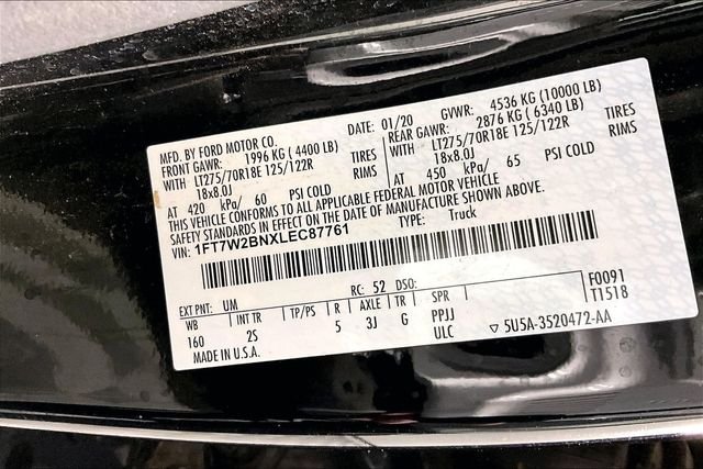 Used 2020 Black Ford XLT image 4