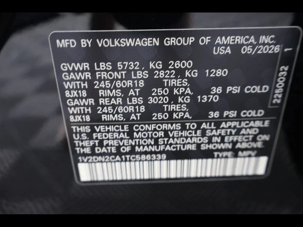 New 2026 Black Volkswagen 2.0T SE image 30