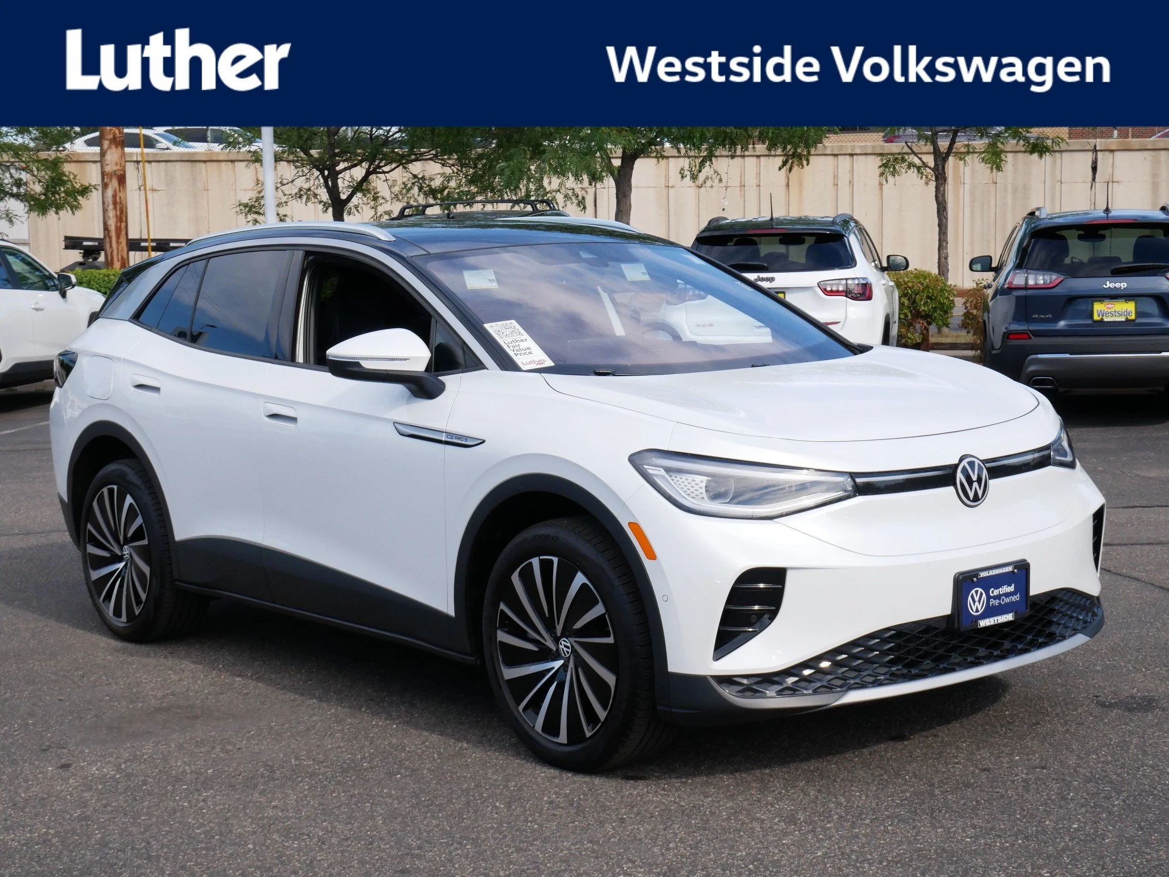 Certified Used 2023 White Volkswagen Pro S Plus image 1