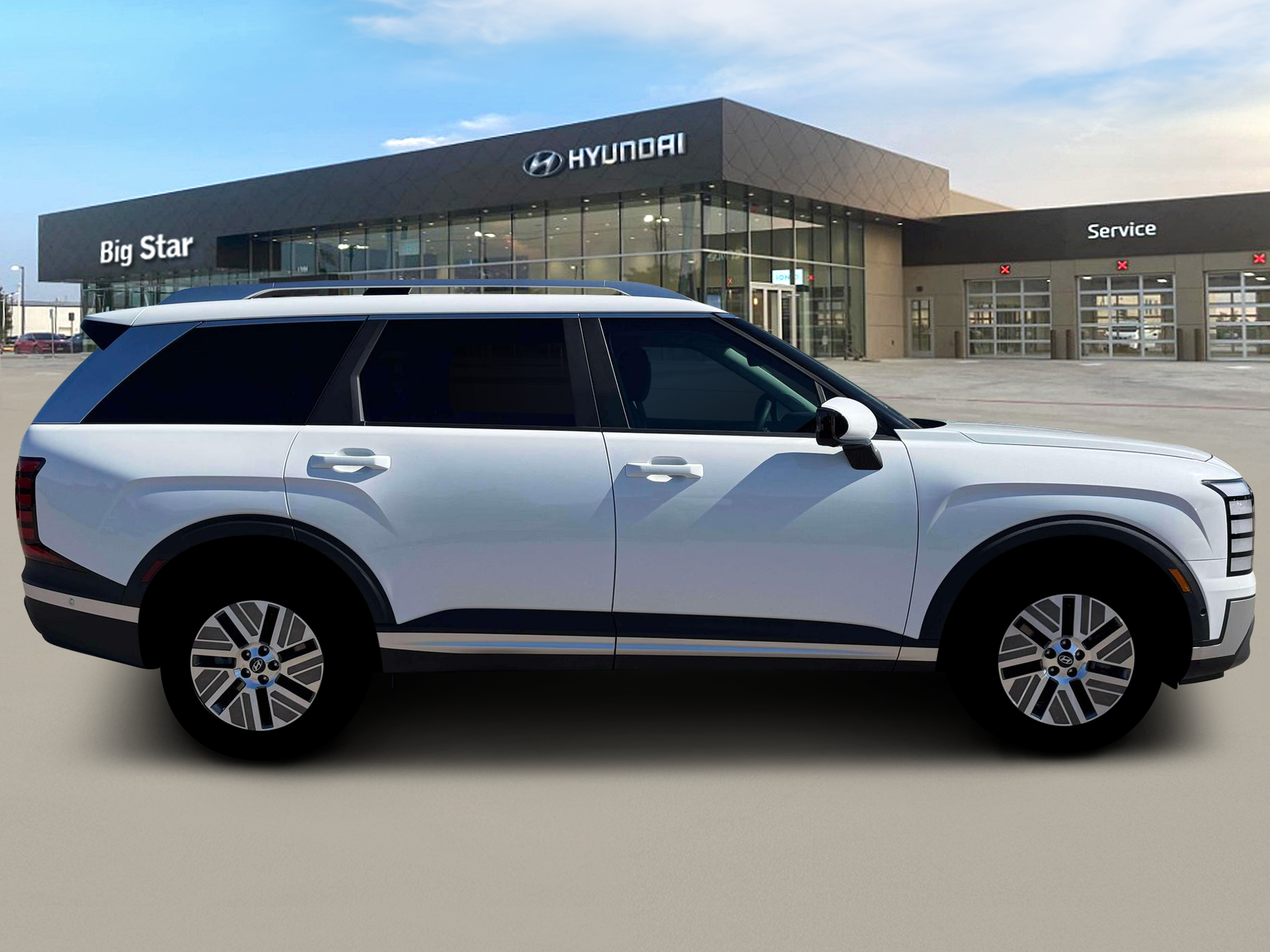 New 2026 Creamy White Pearl Hyundai Blue SEL Premium 7P image 26