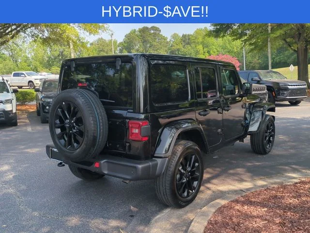 Used 2025 Black Jeep Sahara 4xe image 5