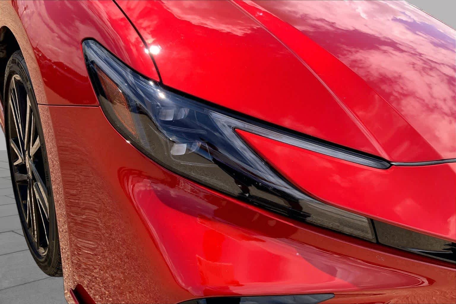 Used 2025 Supersonic Red/Midnight Black Metallic Toyota XSE image 36