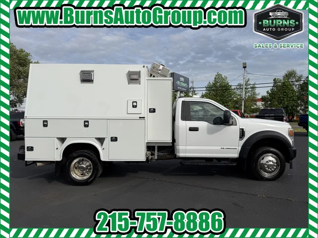 2020 Ford F550 4x4 Diesel Enclosed Utility W/Compressor XLT