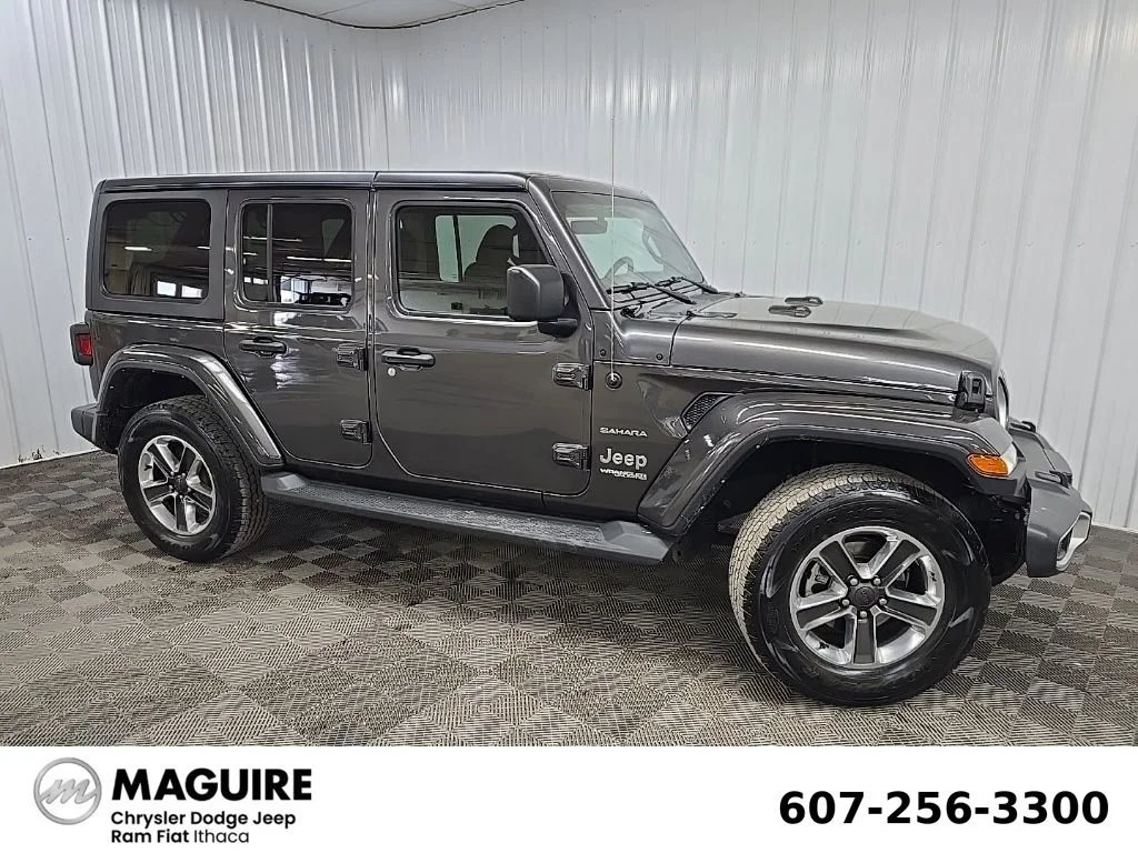Used 2022 Gray Jeep Unlimited Sahara image 1