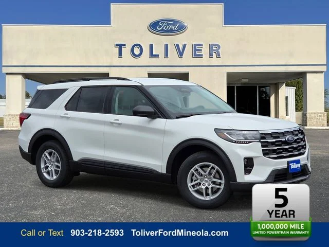New 2026 Star White Metallic Tri-Coat Ford Active image 1