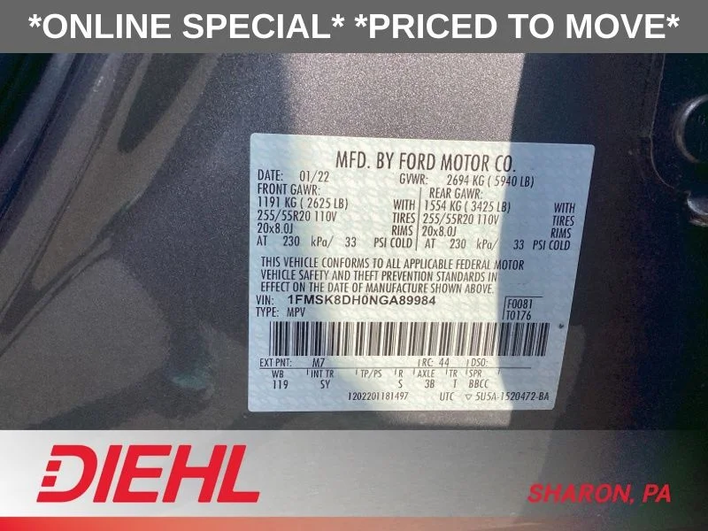 Used 2022 Gray Ford XLT image 23