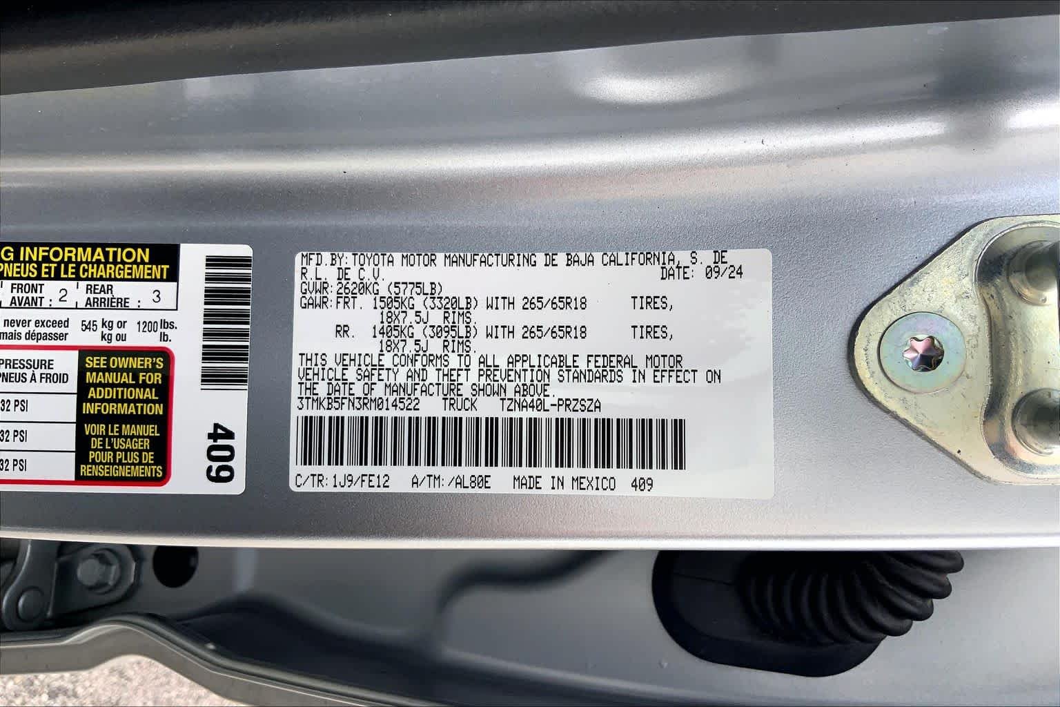 Used 2024 Celestial Silver Metallic Toyota TRD Sport image 36