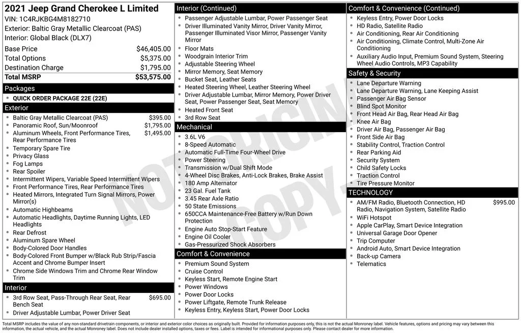 Used 2021 Gray Jeep Limited image 6