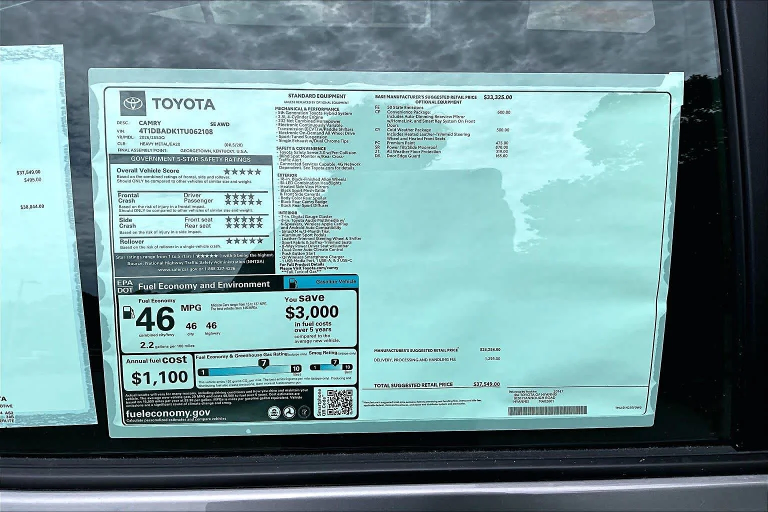 New 2026 Heavy Metal Toyota SE image 17