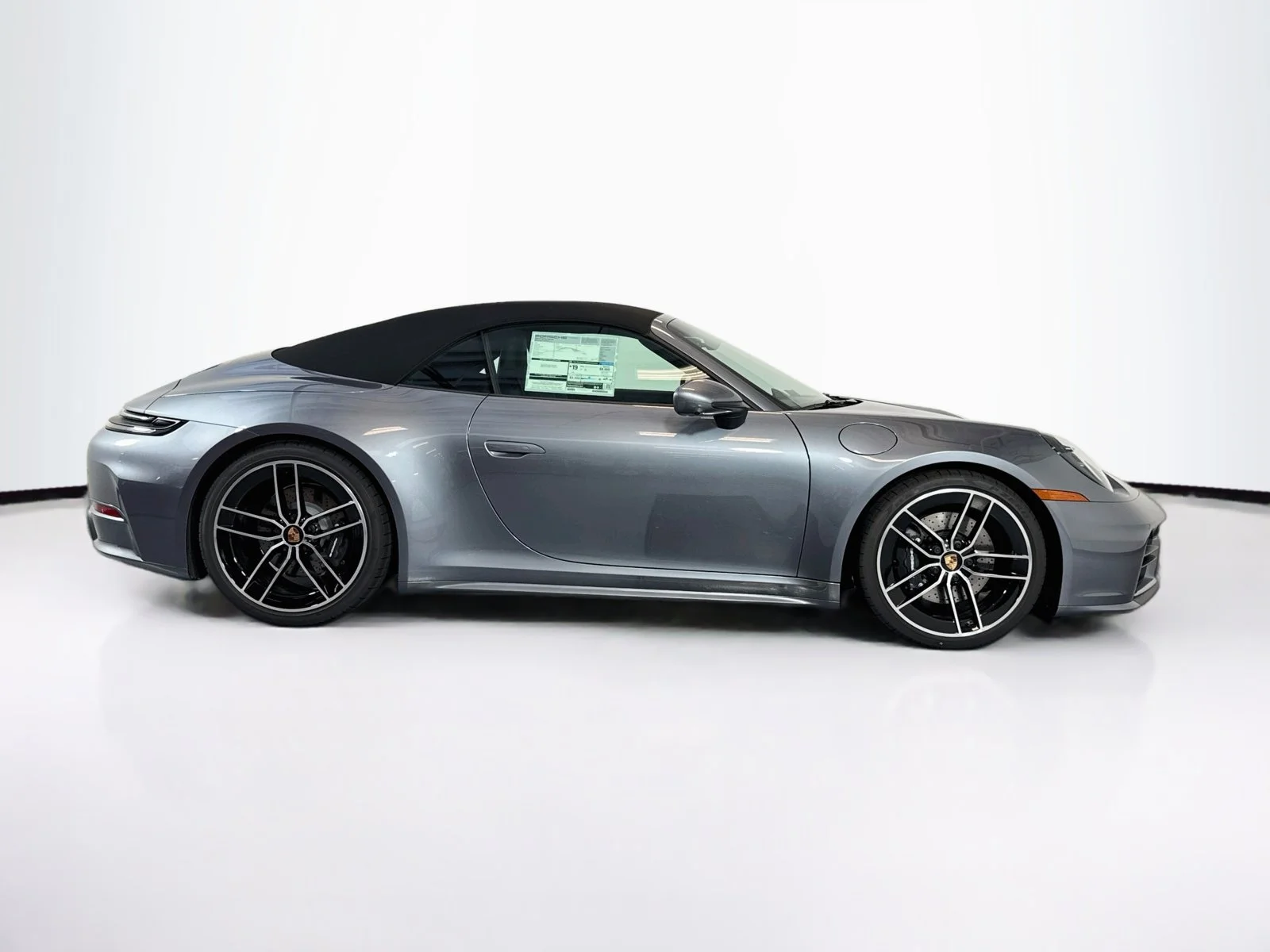 New 2026 Vanadium Grey Metallic Porsche Carrera T Cabriolet image 8
