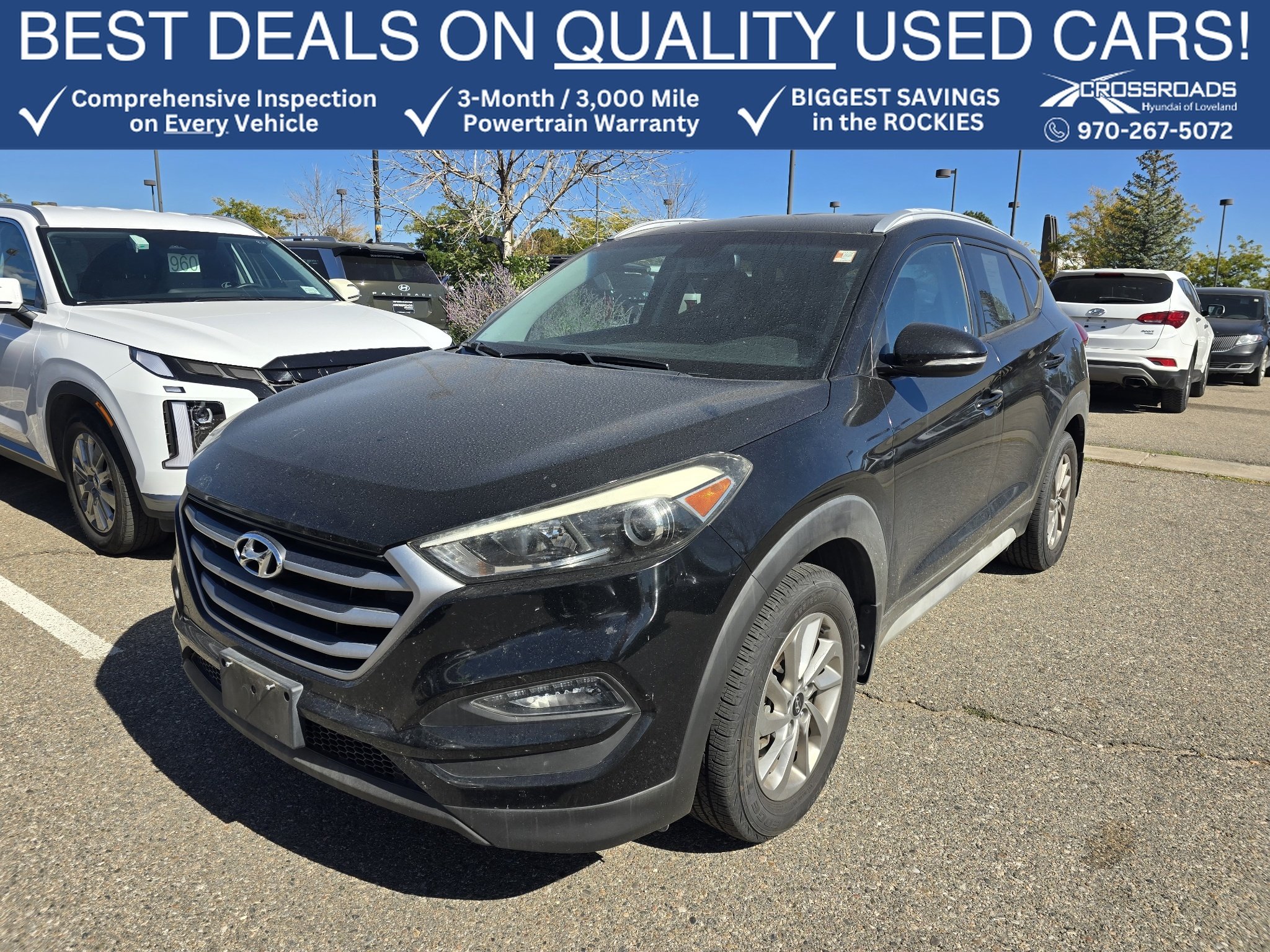 Used 2017 Black Noir Pearl Hyundai SE Plus image 1