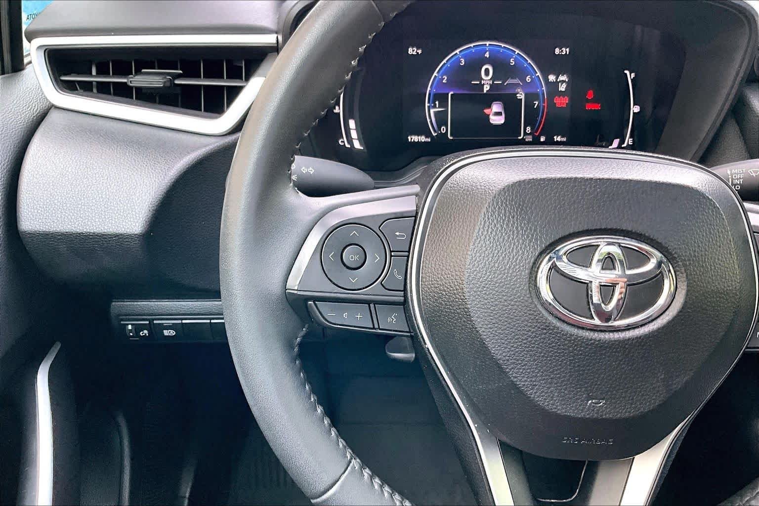 Used 2025 Midnight Black Metallic Toyota SE image 24
