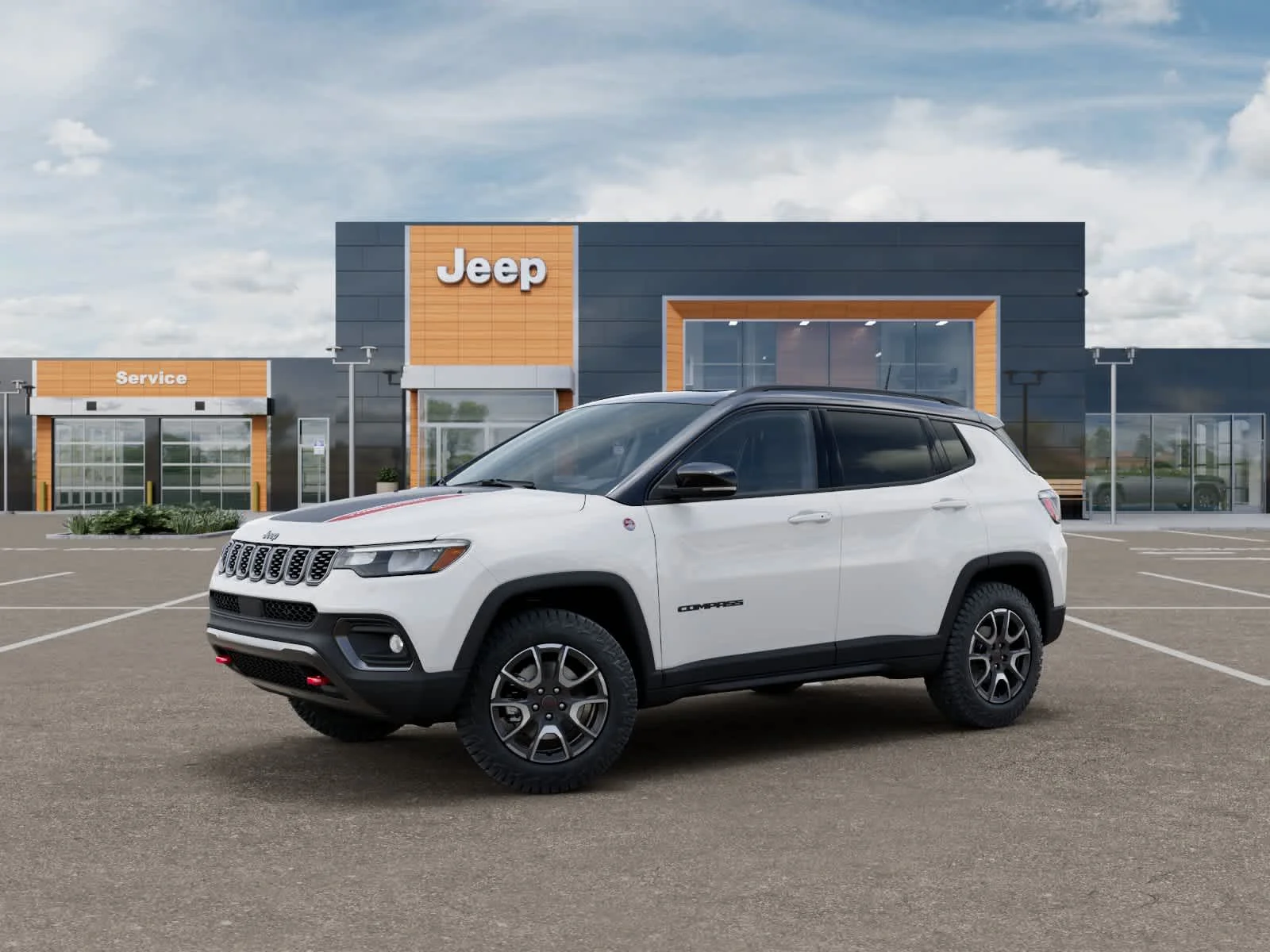 New 2026 Bright White Clearcoat Jeep Trailhawk image 2