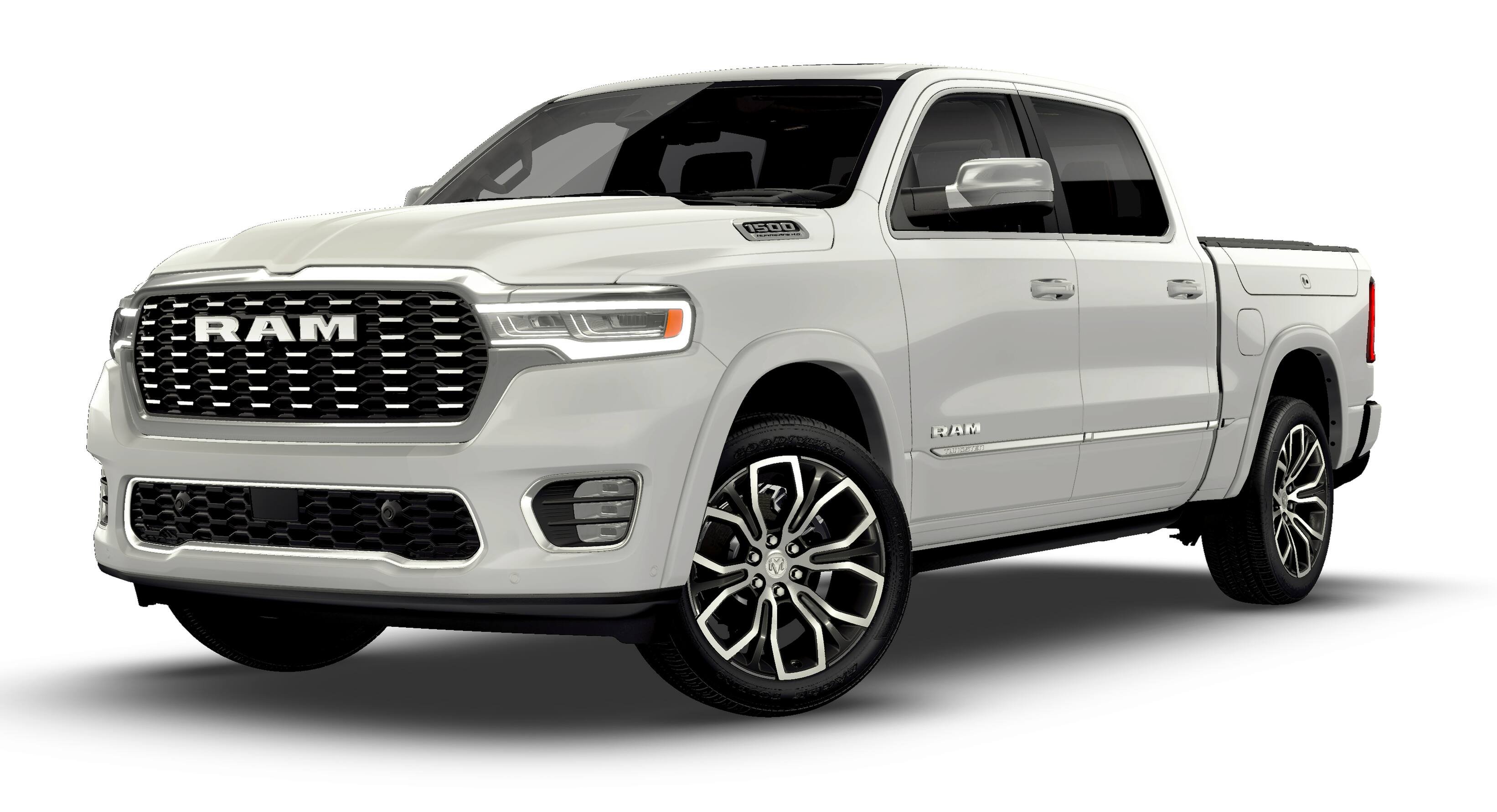 New 2026 Bright White Clear-Coat Exterior Paint RAM Tungsten image 27