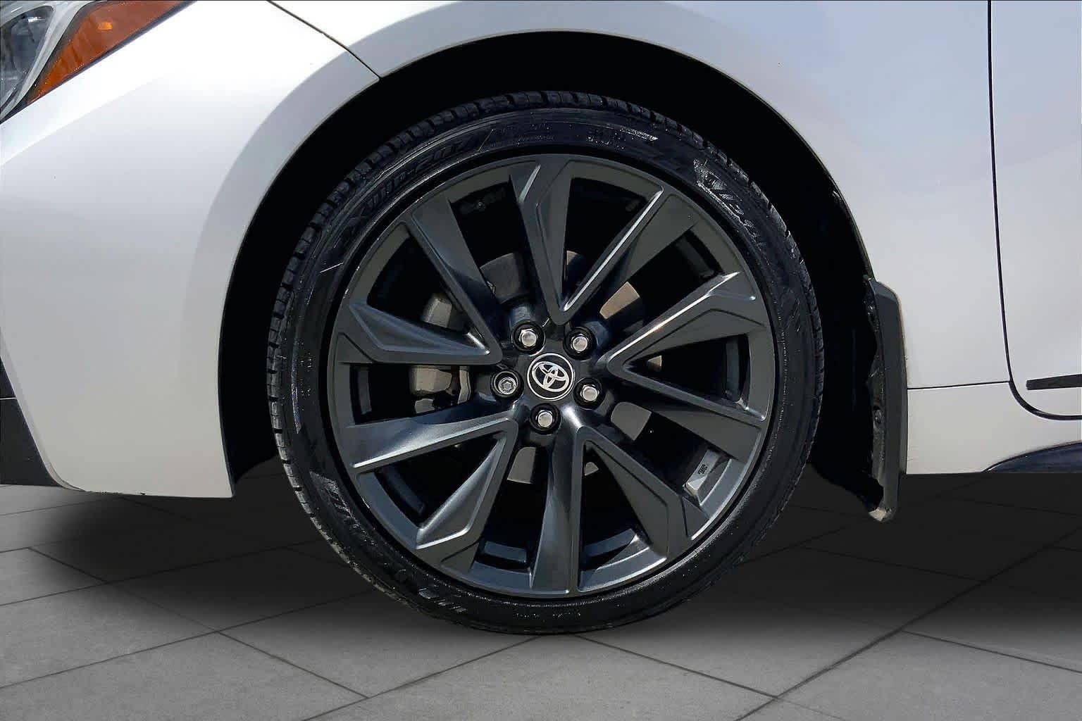 Used 2024 Classic Silver Metallic Toyota SE image 11