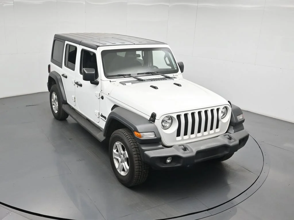 Used 2022 White Jeep Unlimited Sport S image 12