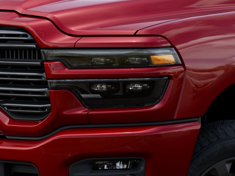 New 2026 Molten Red Pearl-Coat Exterior Paint RAM Laramie image 37